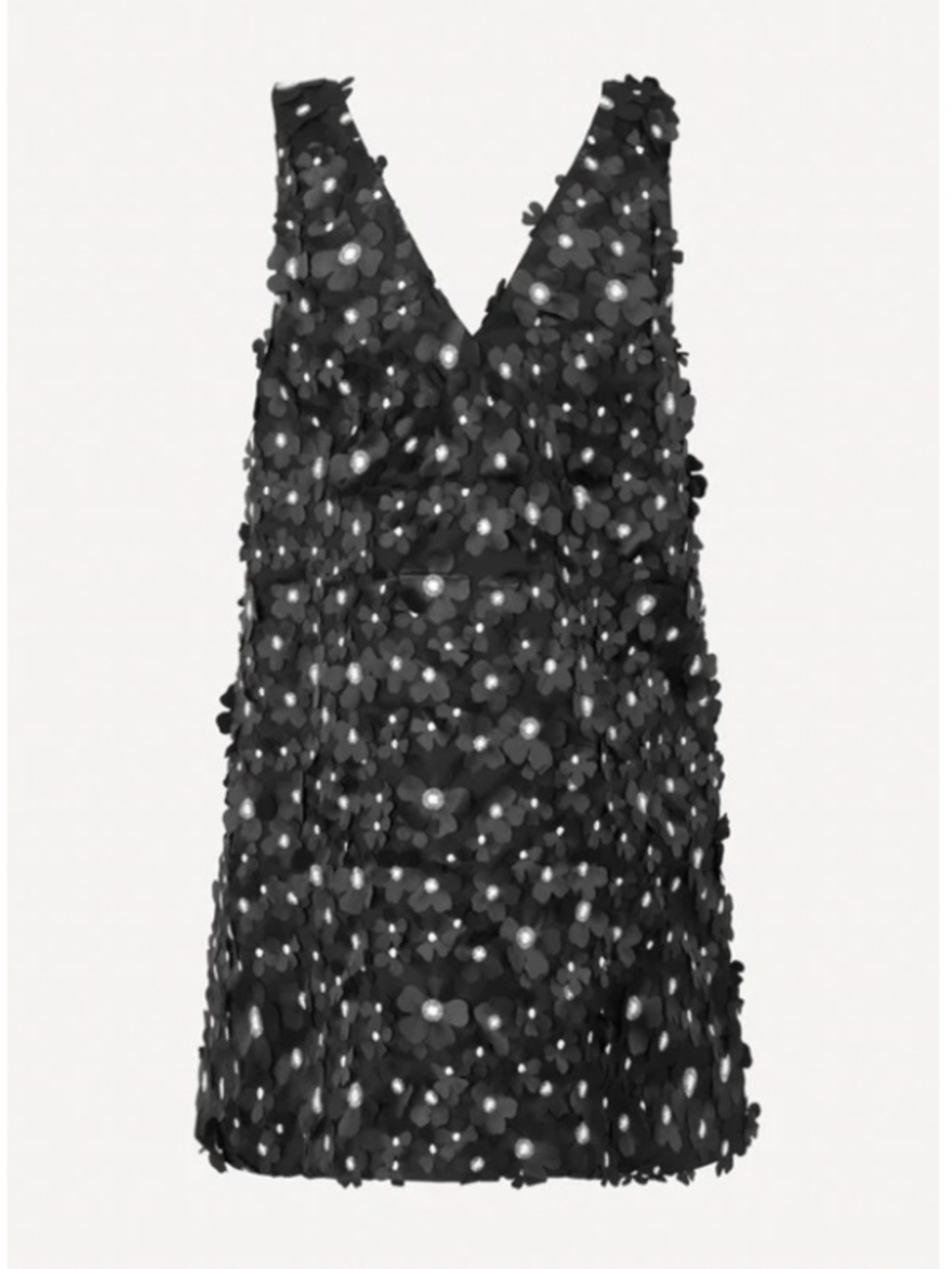 Stine Goya Elena V-Neck Sequin Mini Dress